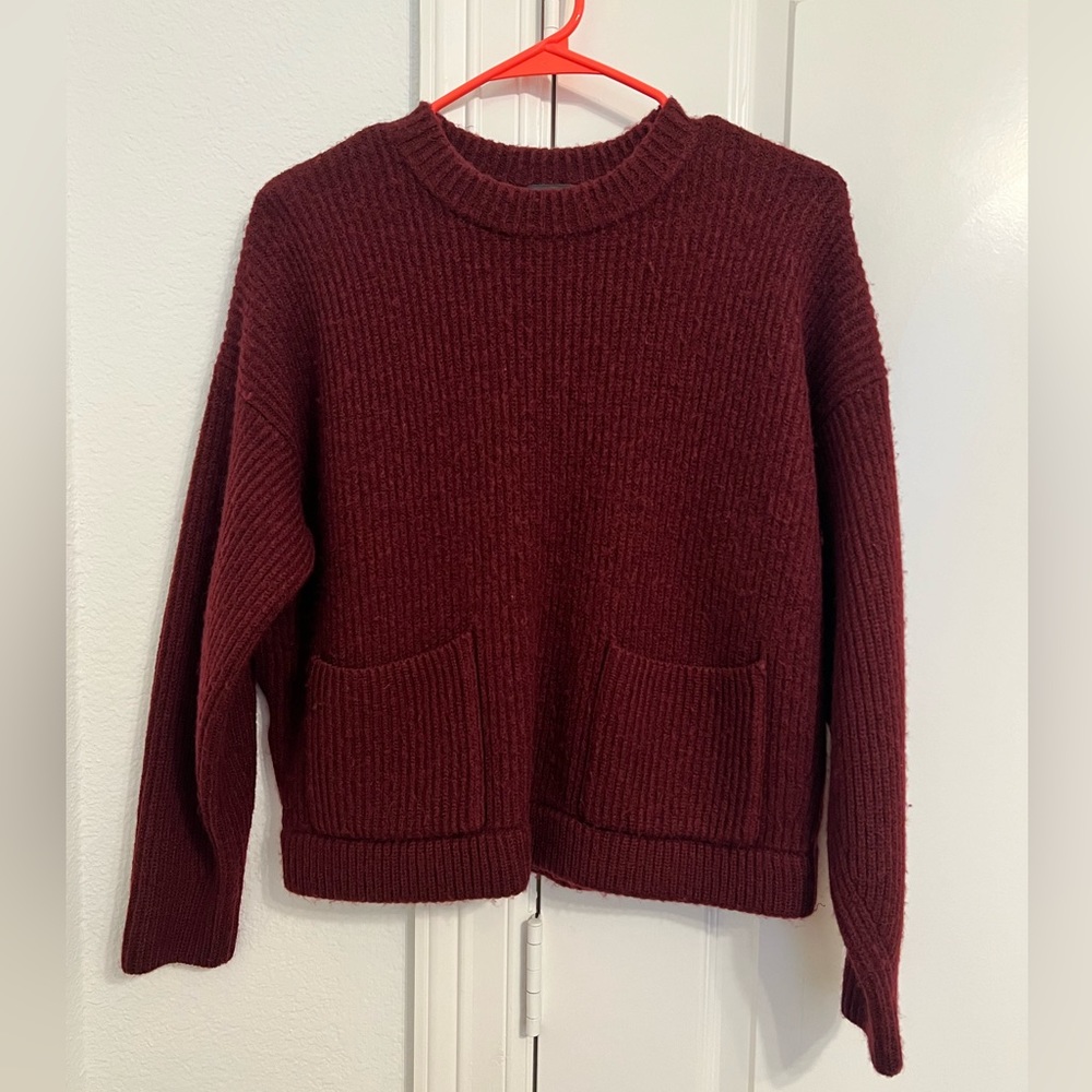 Ann Taylor Burgundy Sweater